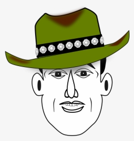 Happy Cowboy Clip Arts - Cartoon Topi Cowboy, HD Png Download, Free Download