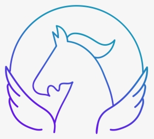 Neon Pegasus Logo, HD Png Download, Free Download