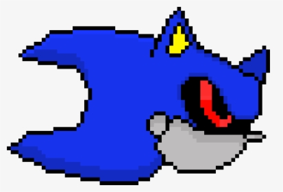 Metal Sonic Face By Underpixel - Sonic The Hedgehog 2 Pixel Art, HD Png Download, Free Download