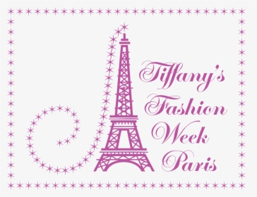 Tiffany Fashion Week Paris With Border Png For Facebook - Printable France Coloring Pages, Transparent Png, Free Download