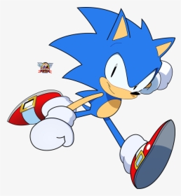 Sonic The Hedgehog Drawing - Sketch Sonic The Hedgehog Drawing, HD Png Download, Free Download