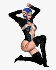 3d Sexy Girl Png, Transparent Png, Free Download