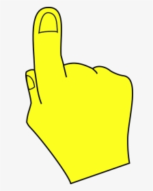 Hand Point Pointing Finger One Transparent Image - Pointing Hands Clip Art, HD Png Download, Free Download
