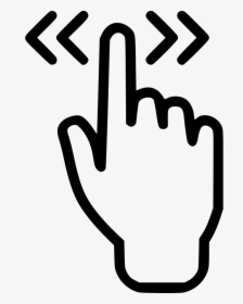 Pointing Clipart Finger Touch - Touch Screen Png Icon, Transparent Png, Free Download