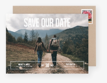 Save The Date - Hiking, HD Png Download, Free Download