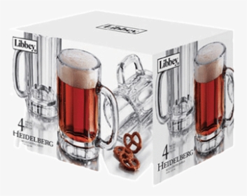 Libbey Heidelberg Beer Mug 4 Pc - Pint Glass, HD Png Download, Free Download