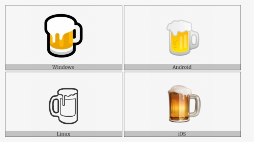 Beer Mug On Various Operating Systems, HD Png Download, Free Download