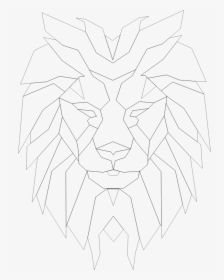 Lion Head Png Hd Transparent Lion Head Hd - Line Art, Png Download, Free Download