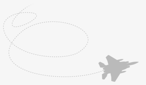 Transparent Airplane Trail Clipart - Circle, HD Png Download, Free Download