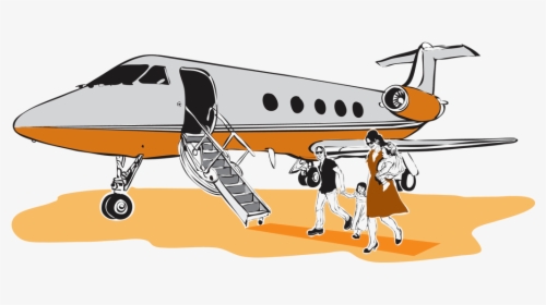 Clip Art Lear Jet, HD Png Download, Free Download