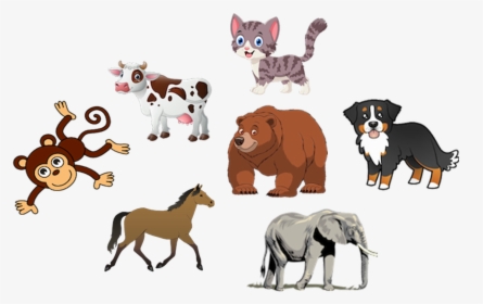 Transparent Cartoon Animals Png - Cartoon, Png Download, Free Download