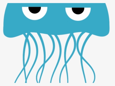 Sea Monster Clipart Jellyfish - Transparent Background Jellyfish Clipart, HD Png Download, Free Download