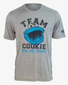 Team Cookie Monster "run - Team Cookie Monster Shirts, HD Png Download, Free Download