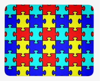 Autism Puzzle Pieces Rectangular Mousepad Autism Awareness - Puzzle Pieces Clip Art, HD Png Download, Free Download