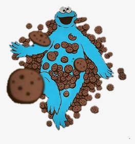 #cookiemonster #cookie #monster #raining #rainingfood - Cookie Monster American Beauty Hd, HD Png Download, Free Download