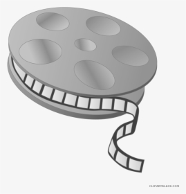 Movie Reel Tools Free Black White Clipart Images Clipartblack - Roll Of Film Clipart, HD Png Download, Free Download