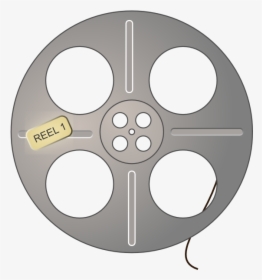 Graphic Black And White Stock Movie Reel Clip Art At - Circle, HD Png Download, Free Download