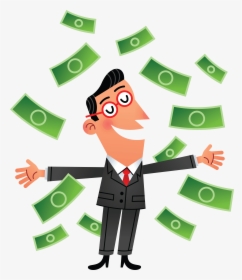 Money Raining Png - Welcome Animated Person, Transparent Png, Free Download