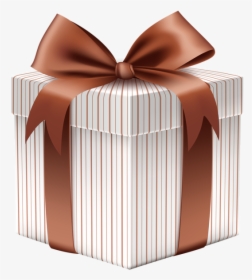 Gift Box Brown Png, Transparent Png, Free Download