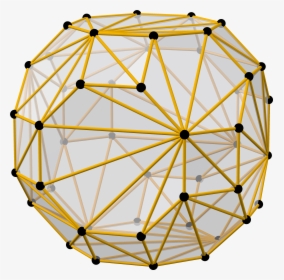 Truncated Cuboctahedron, Ball And Stick, Triangles - 3d Convex Hull, HD Png Download, Free Download