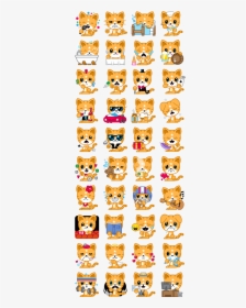 Cat Facebook Stickers Yellow, HD Png Download, Free Download
