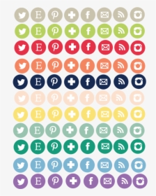 Transparent Social Media Logos Png - Social Icons High Res, Png Download, Free Download