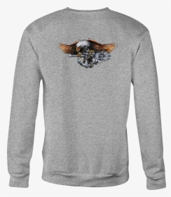 Crewneck Sweatshirt Us Navy Anchor Shirt For Men Or - Long-sleeved T-shirt, HD Png Download, Free Download