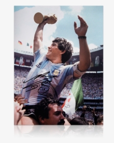 Maradona Holding The World Cup, HD Png Download, Free Download