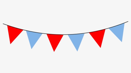 Red And Blue Bunting, HD Png Download, Free Download