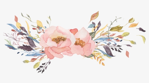 Flower Clipart Aesthetic - Transparent Background Watercolor Flower Png, Png Download, Free Download