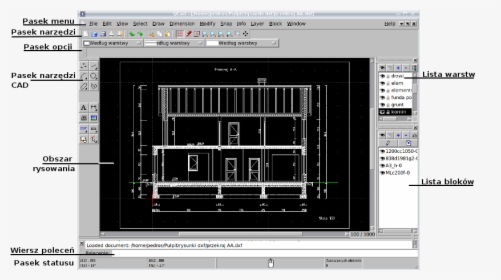Qcad Ce - Graphics Software, HD Png Download, Free Download