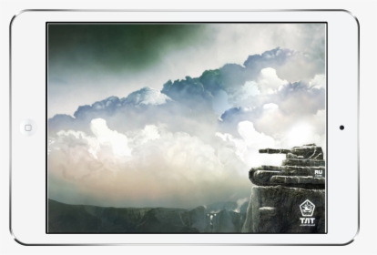 Second Tablet Ipadmini White Landscape - Smartphone, HD Png Download, Free Download