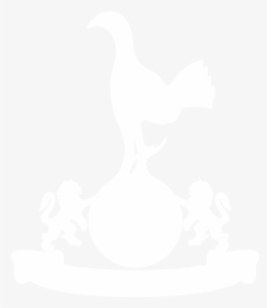 Tottenham Hotspur Fc Logo Black And White - Johns Hopkins White Logo, HD Png Download, Free Download