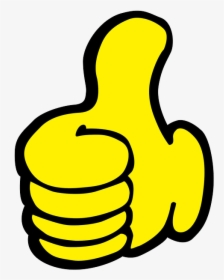 Like Png - Thumbs Up Cartoon Yellow, Transparent Png, Free Download