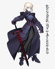 Papercraft Download, Type Moon, Fate Zero, Paper Toys, - Fate Zero Saber Black, HD Png Download, Free Download