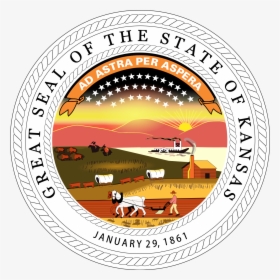 State Of Kansas Seal, HD Png Download, Free Download