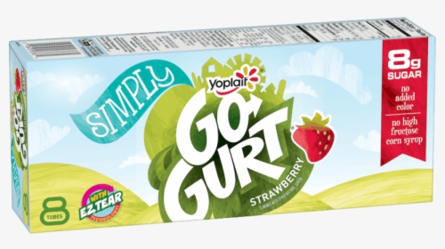 Yoplait Simply Go Gurt - Strawberry, HD Png Download, Free Download