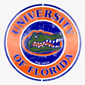 Florida Gators Circle Sign - Florida Gators, HD Png Download, Free Download