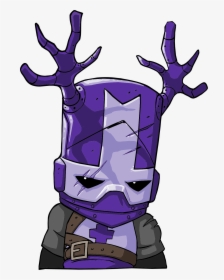 Castle Crashers Wiki - Castle Crashers Purple Knight, HD Png Download, Free Download