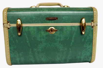 Turquoise Marbled Train Case Shwayder Bros Samsonite - Briefcase, HD Png Download, Free Download