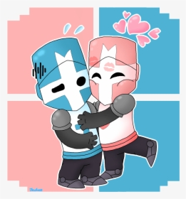 My Two Knights - Castle Crashers Pink Knight X Blue Knight, HD Png Download, Free Download