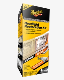 Meguiars G2980 Heavy Duty Headlight Restoration Kit - Meguiars Headlight Restoration Kit, HD Png Download, Free Download