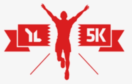Valley Young Life 5k - Running Finish Line Silhouette, HD Png Download, Free Download