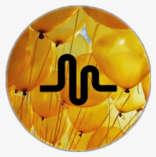 #musically #tiktok #app #yellow #aesthetic #logo #tumblrstickers - Aesthetic Tik Tok Logo, HD Png Download, Free Download