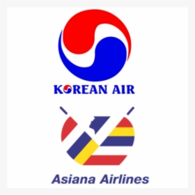 Korean Air And Asiana Airlines Logos - Asiana Airlines Old Logo, HD Png Download, Free Download