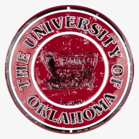 Oklahoma Sooners Circle Sign - Oklahoma Sooners Football, HD Png Download, Free Download