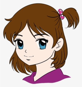 How To Draw Anime Girl Face Easy Step By Step Drawing Faces Hd Png Download Kindpng