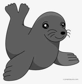 Sea Lion Clipart Transparent - Cartoon Sea Lion Clipart, HD Png Download, Free Download