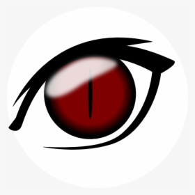 Anime Eye1 Svg Clip Arts - Red Anime Eyes Transparent Background, HD Png Download, Free Download