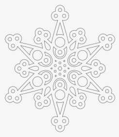 Printable Snowflake Patterns - Snowflake Coloring Pages, HD Png Download, Free Download
